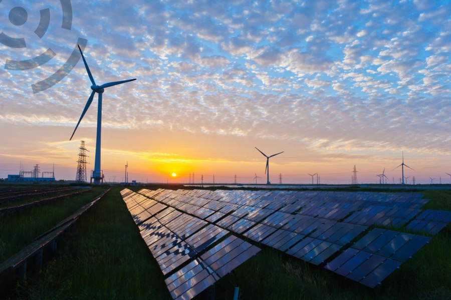 Фото солнечной энергостанции