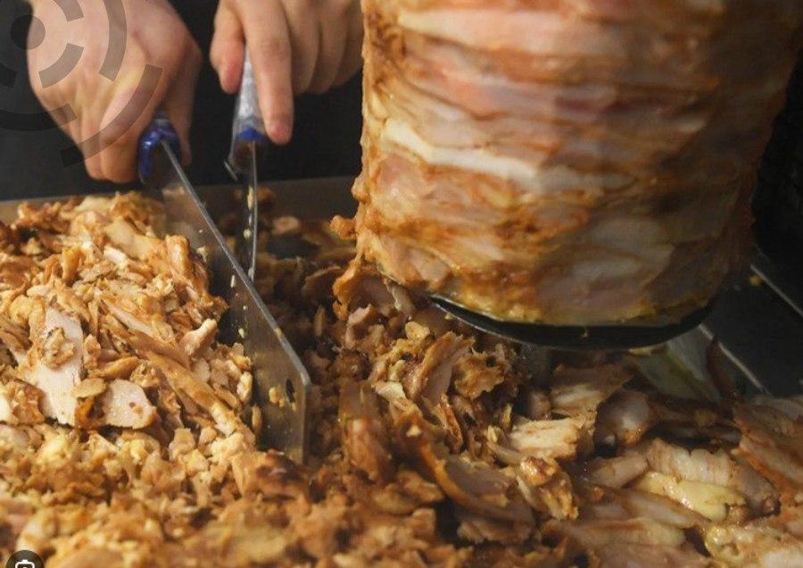 Нарезка мяса для шаурмы