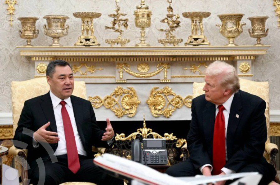 Президенты Кыргызстана и США