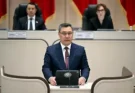 Садыр Жапаров выступил перед парламентом